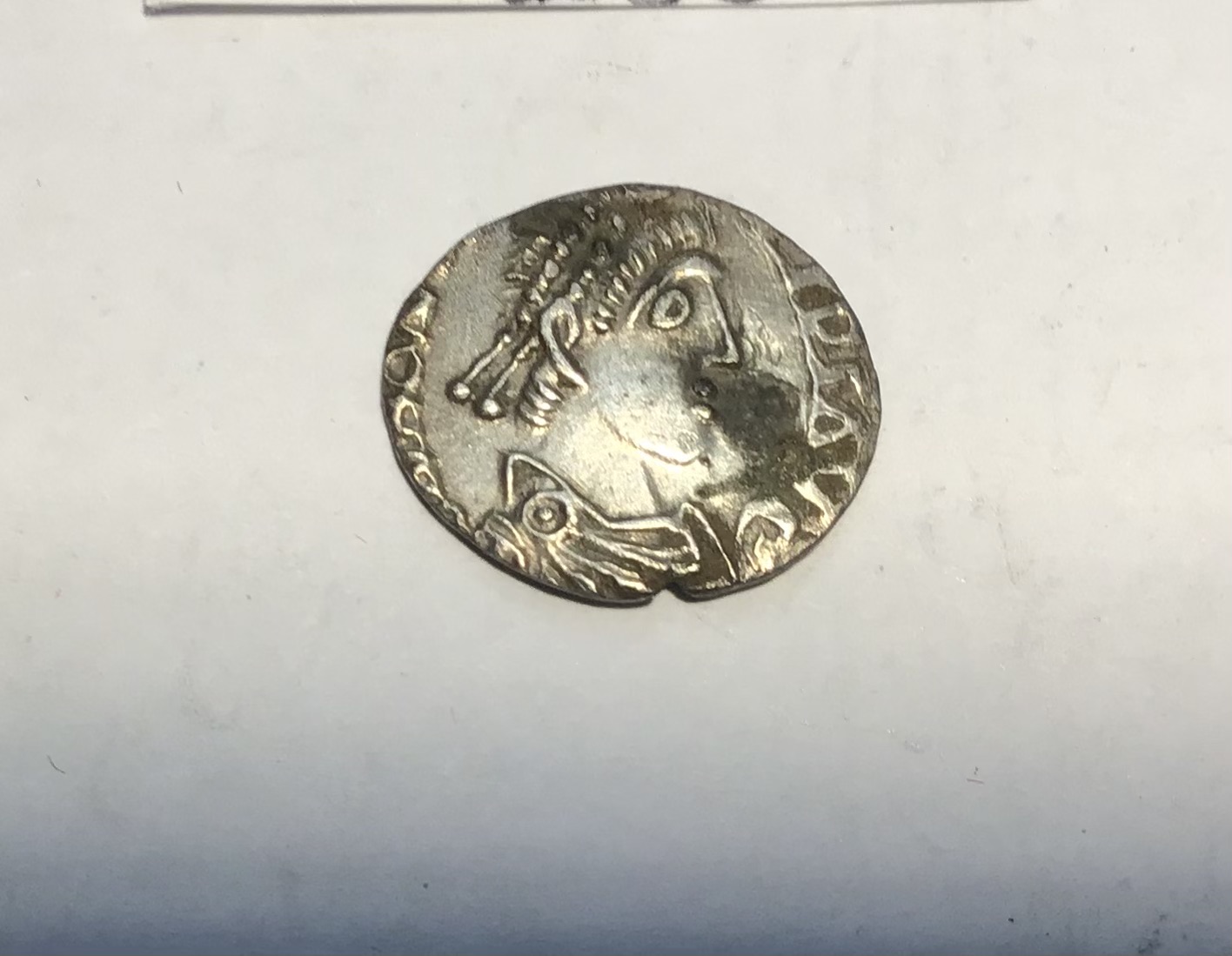 Late Roman Silver Siliqua of Honorius.
