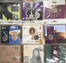Royal Mint Limited Edition Brilliant Uncirculated £5, £2 and 50p Coins in Original Presentation