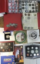 Mixed Collection of British Coins includes 1998 Silver Proof 50th Birthday of King (Prince) Charles,