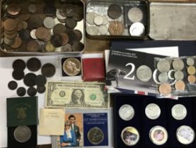 Collection of British & World Coins, including 1951 Festival of Britain Crown In Original Case