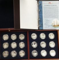 Royal Mint Silver Proof ‘History of the Royal Navy Collection’ in Original Display Box with