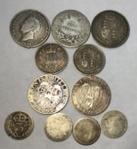 Collection of George IV & Victorian Silver Coins.