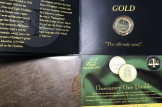 Guernsey 22ct Gold Commemorative 2002 One Double 4g.