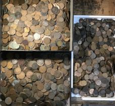 Large Collection of British and World Coins predominantly British Copper coins from Victoria to