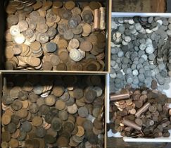 Large Collection of British and World Coins predominantly British Copper coins from Victoria to