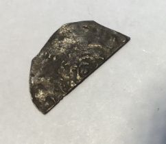 Henry I, Hammered Silver cut Halfpenny, Quadrilateral on Cross Fleury Type.