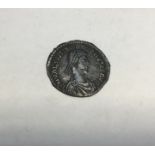Late Roman Silver Siliqua of Valentinian II.