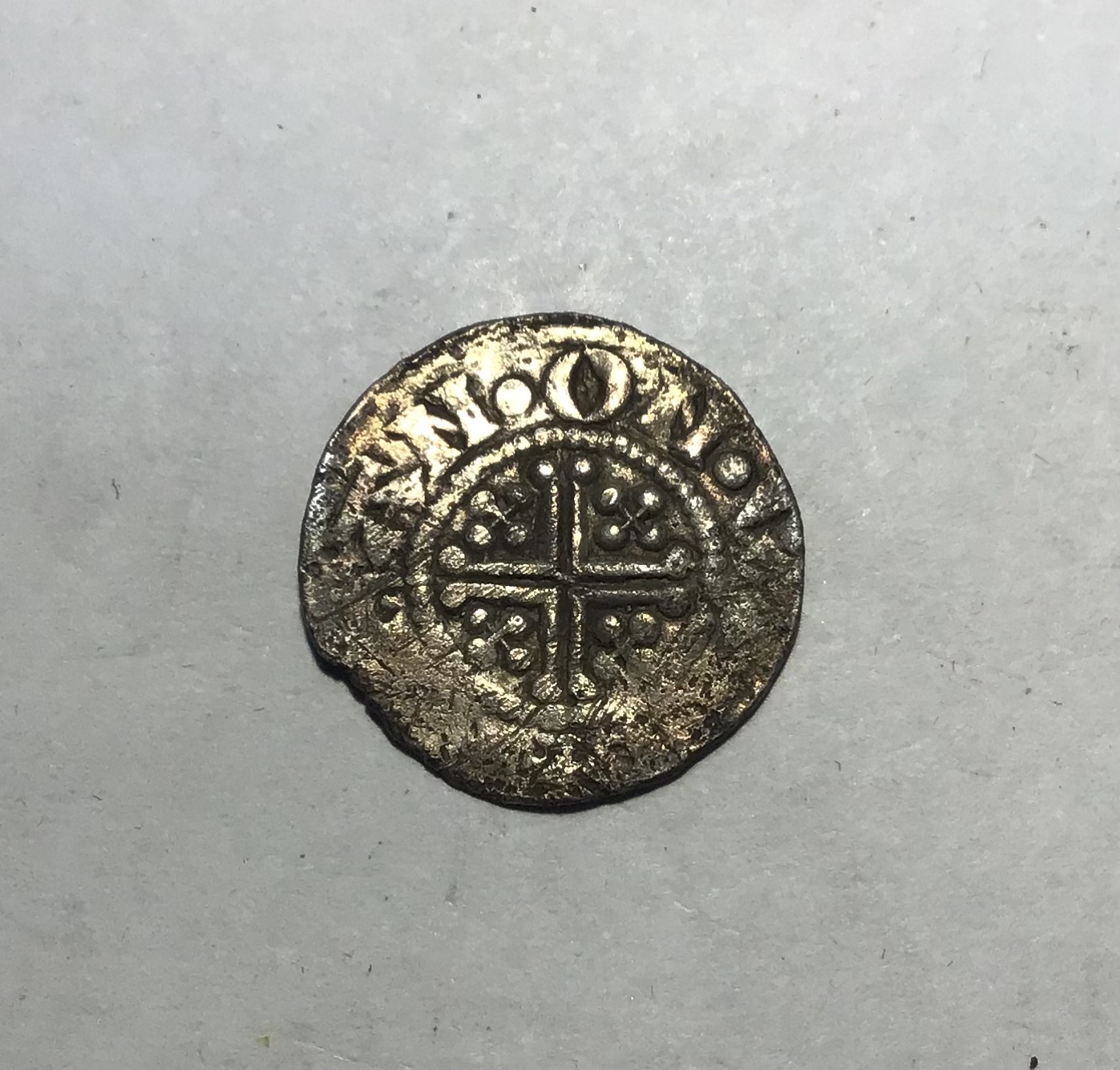 King John, Short Cross Silver Penny, Winchester Mint. - Image 2 of 2