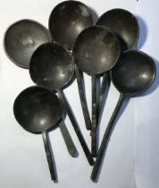 Collection of Post Medieval Pewter Spoons.