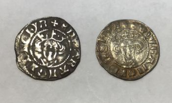 Two Edward I, Silver Hammered Penny’s, both London Mint.