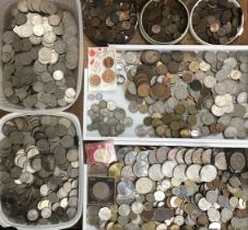 Large Collection of British and World Coins, including Victorian 1839 Groat & 1873 Threepence with