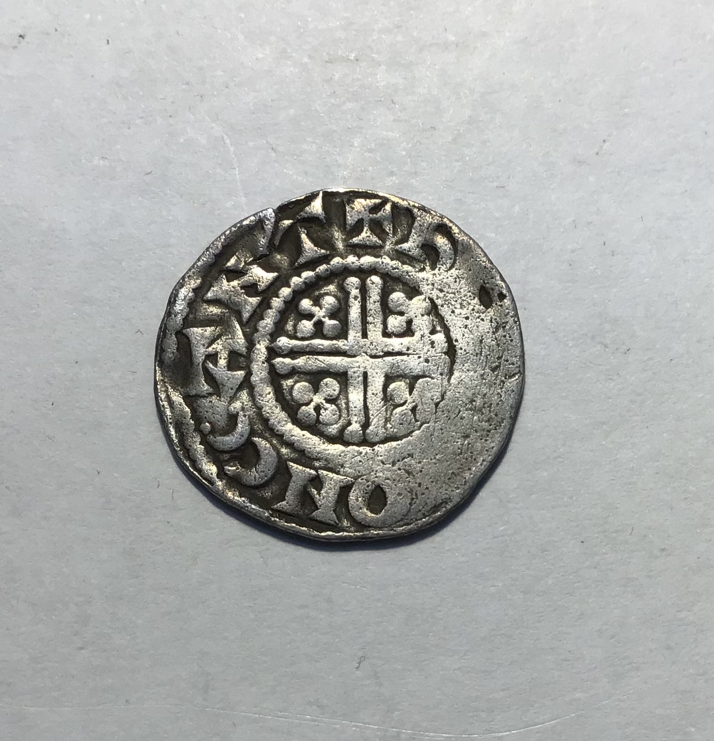 Henry III Short Cross, Ornamental type, Canterbury Mint, ‘Henry on Cant’. - Image 2 of 2