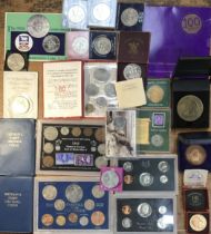 Collection of British Coins, including ‘1945 End of World War Two’ Set, Farewell Pre Decimal Set,
