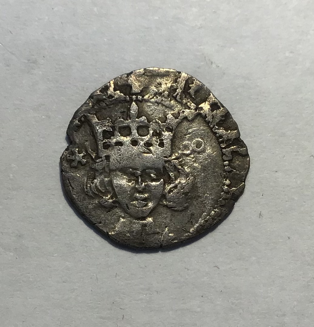 Scarce Henry V Silver Penny, Mullet & Annulet (slight double strike) by crown. York mint (quatrefoil