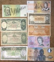 Collection of Australian Banknotes, including George V, George VI and Elizabeth II £1 notes, 10