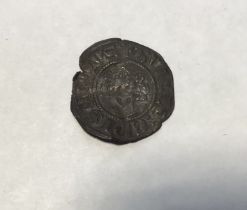 William of Hainaut, Bishop of Cambrai 1285-1296, Sterling Silver Imitation Penny, Cambrai Mint,