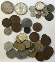 Collection of British & World Coins, including 1935 Crown, Dutch 1931 2.5 Gulden, 1832 Nova Scotia