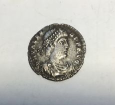 Late Roman Silver Siliqua of Valens.
