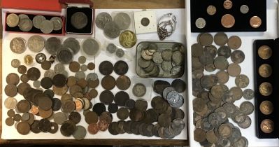 Collection of British and World Coins, including American 1886o Morgan Dollar, Kennedy Silver Clad