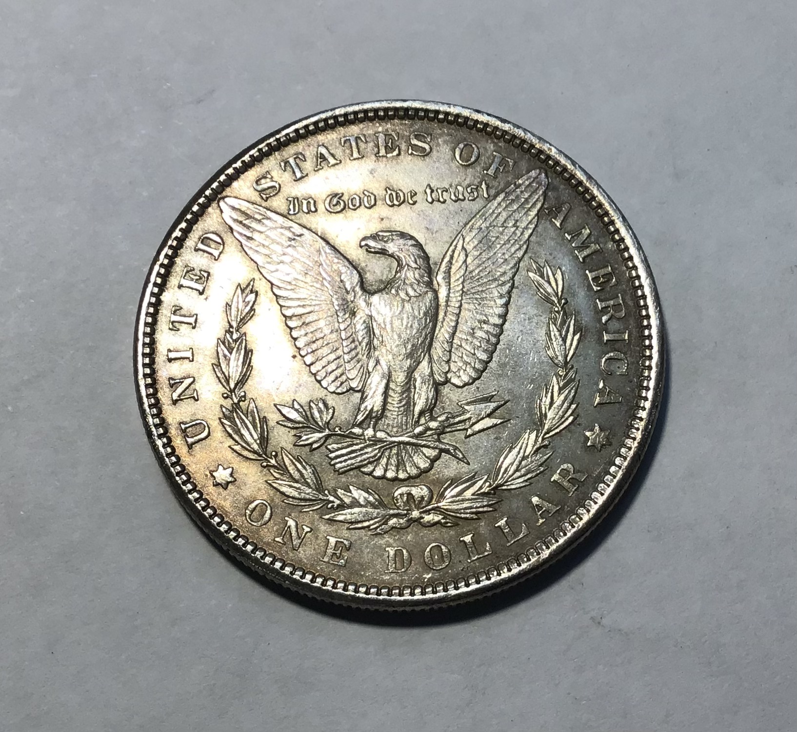 American 1889 Silver Morgan Dollar, 26.8g. - Image 2 of 2