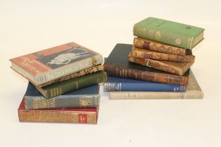A quantity of books including Humphrey Davey, Elements of Agriculture Chemistry, 1827, 4th