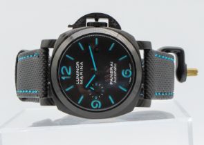 ***WITHDRAWN FROM SALE***** Panerai: a Gentleman's Luminor Marina Carbotech Panerai titanium