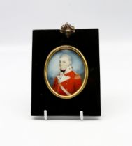 Napoleonic / Peninsular War: English School (early 19th Century) Portrait miniature of an Officer,