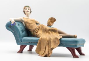 Coalport - a lady figurine titled 'Penny' from the Roaring Twenties' collection, dated 1997 to base,