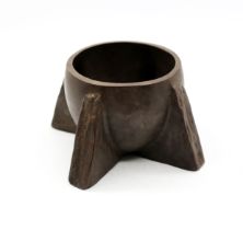 Rick Owens - A cast bronze "Coupe" nitrate patina. From the bronze relic collection. Handcrafted