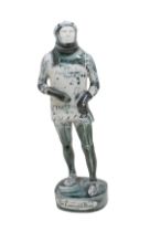 A Briglin Pottery figure of Sir Laurence Olivier as Henry V, designed by Susan Parkinson, No. 12,