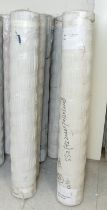 10 rolls of cotton canvas, 59"/150cm wide in various colours. UNCHECKED.