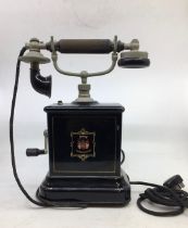 An early 20th cent  vintage telephone, JYDSK TELEFON AKTIESELSKAB Magneto telephone