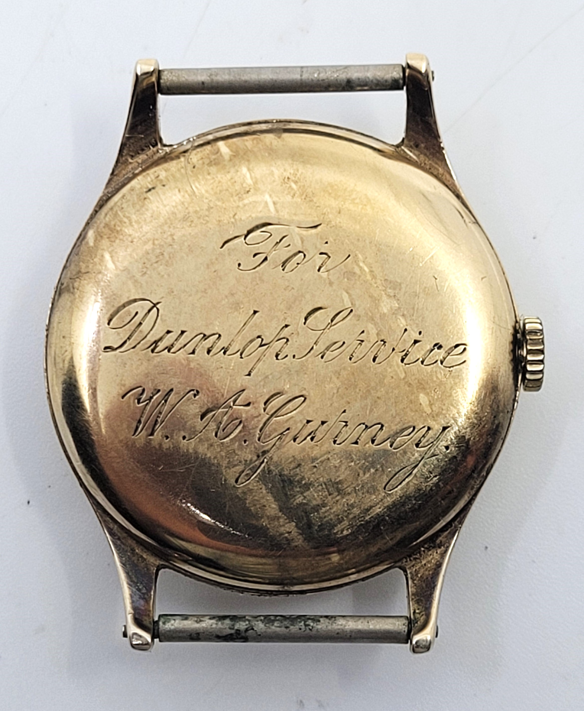 A Garrard 9ct. gold gentleman's presentation wrist watch, having signed circular Arabic numeral dial - Image 4 of 12