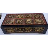 An unusual Chinese Qing dynasty lacquer stand