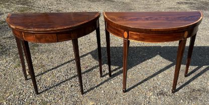 Two Neo Classical George III Tea Tables