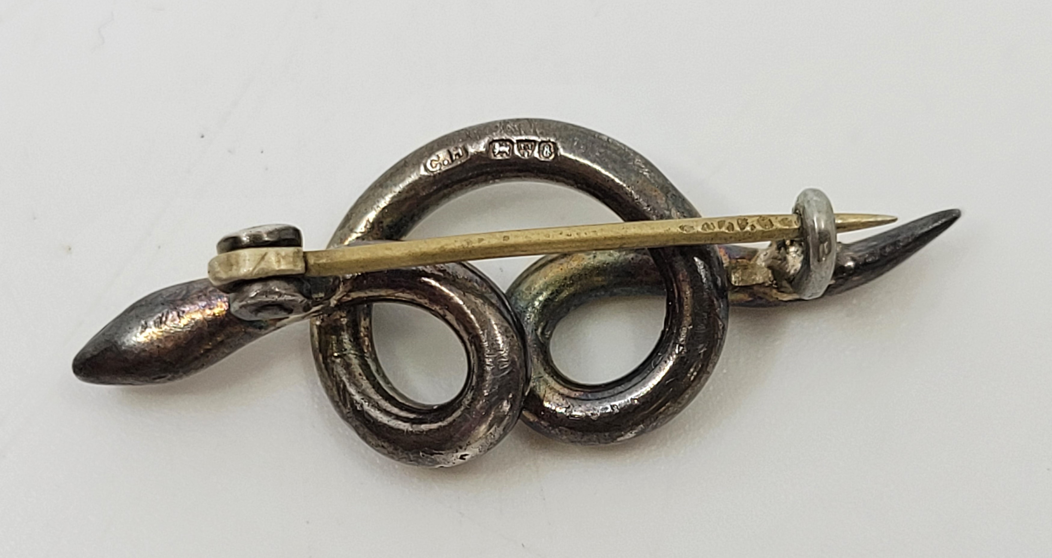 A Charles Horner silver snake brooch, Chester 1905, length 35mm, together with a Charles Horner - Image 17 of 18