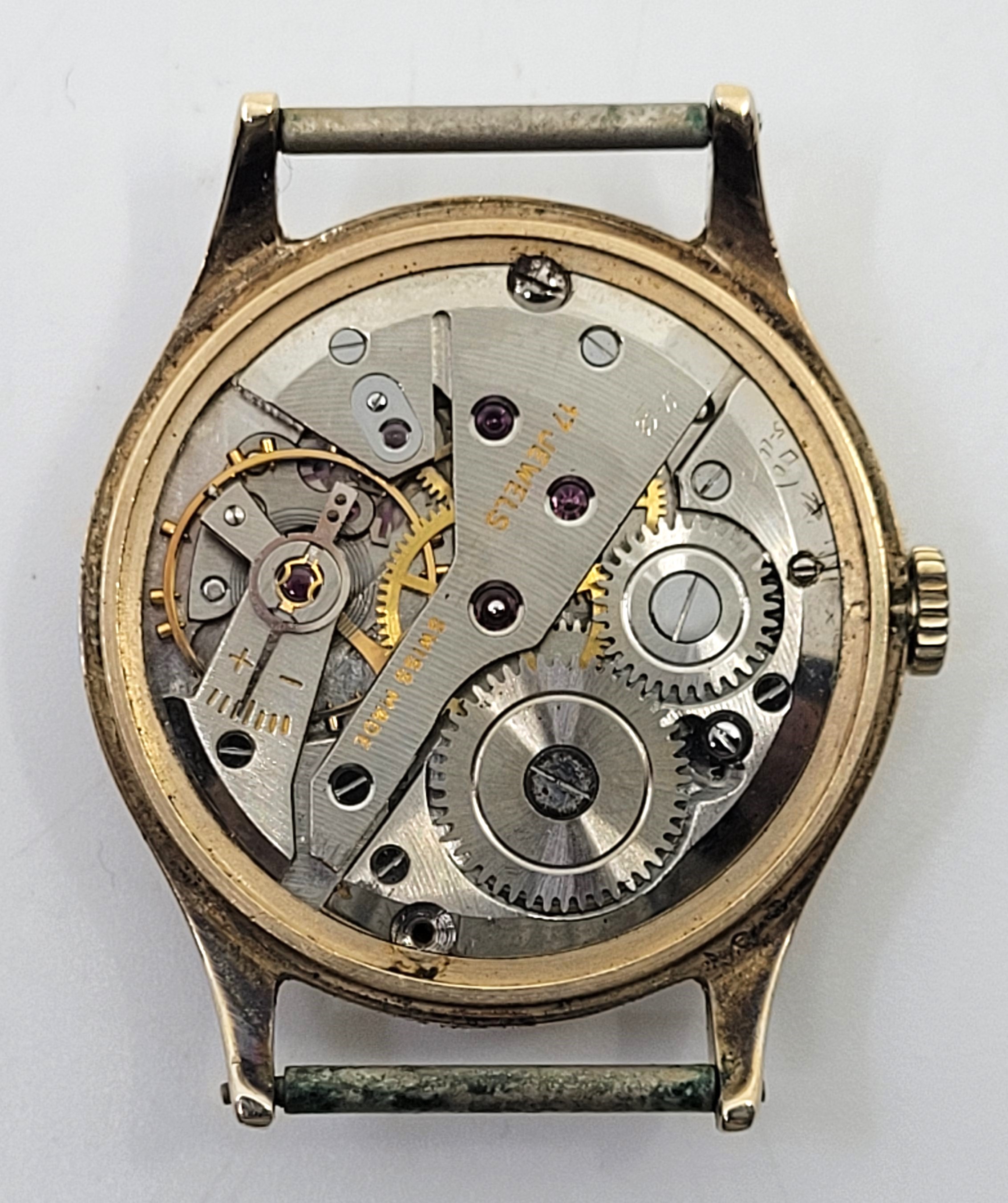 A Garrard 9ct. gold gentleman's presentation wrist watch, having signed circular Arabic numeral dial - Image 6 of 12