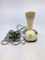 A vintage white telephone (Ericsson, Sweden) (a/f)