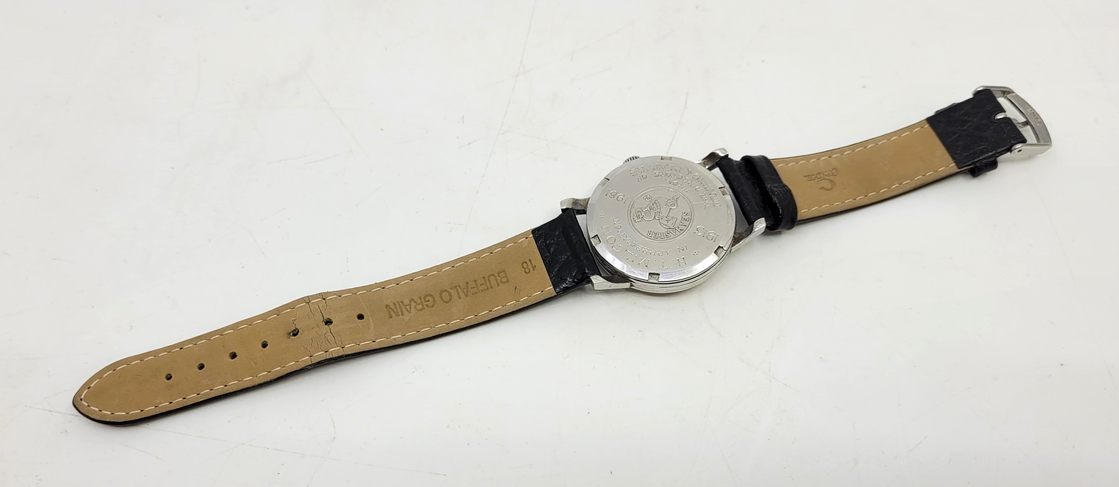 An Omega Seamaster stainless steel gentleman's wrist watch, c.1961, cal.520, manual movement, having - Image 11 of 18