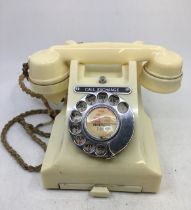 A 1950's i white "Call Exchange" telephone, (164-54), (312F  PX 54/ 3A) (G.P.O. BATCH SAMPLED 4494)