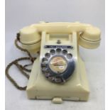 A 1950's i white "Call Exchange" telephone, (164-54), (312F  PX 54/ 3A) (G.P.O. BATCH SAMPLED 4494)
