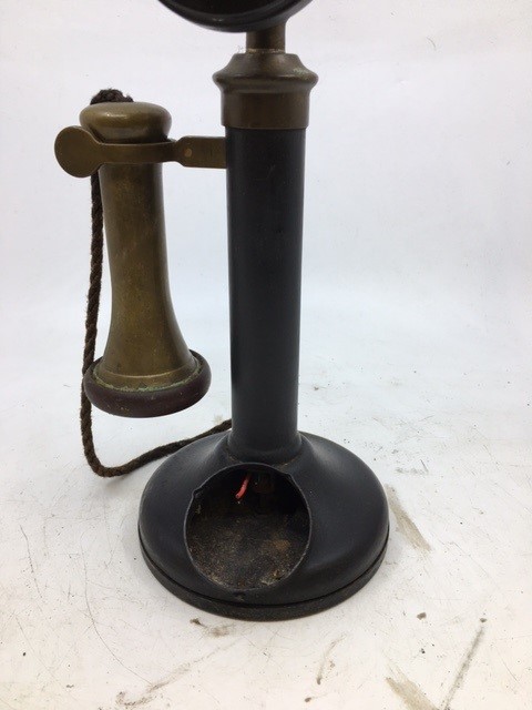 A vintage stick telephone (a/f) - Image 2 of 4