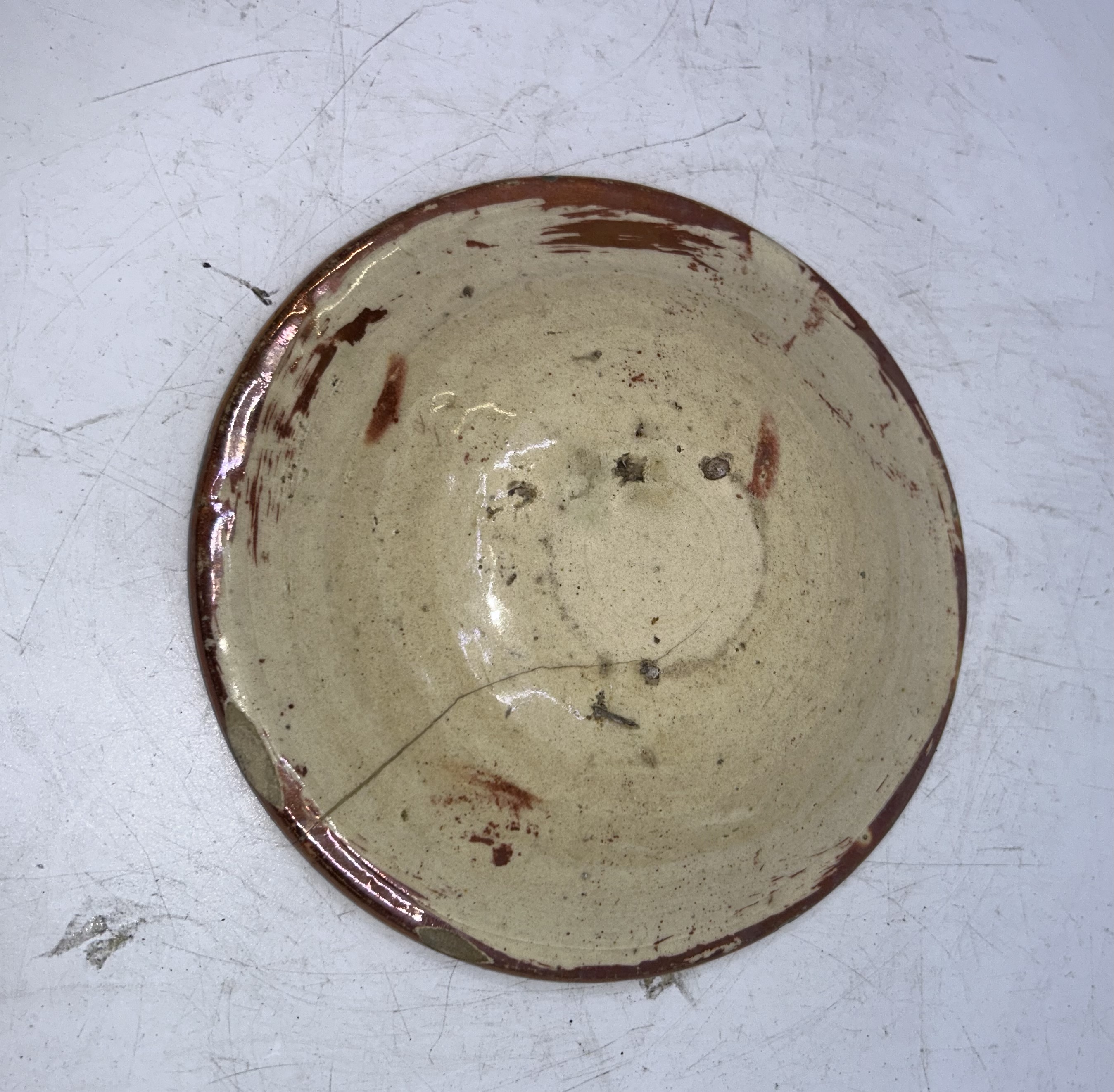 A hispanic Moresque plate, diameter: 18.5cm - Image 4 of 6