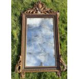 A large 20trh cent mirror after the antique