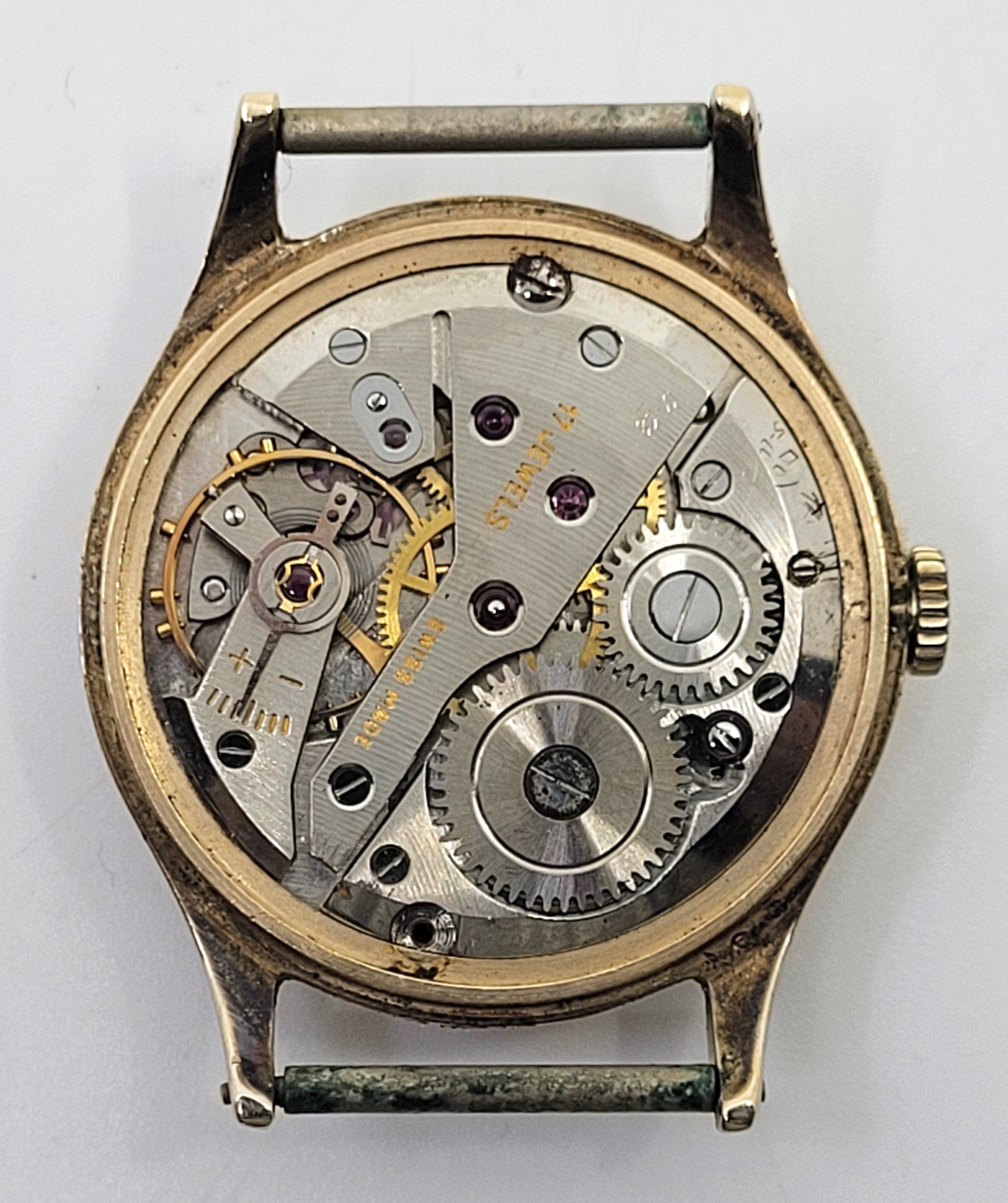 A Garrard 9ct. gold gentleman's presentation wrist watch, having signed circular Arabic numeral dial - Image 10 of 12