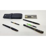 A Montblanc Meisterstuck Pix fountain pen, with Montblanc 14ct. gold 4810 nib, in case, together