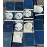 A collection of 12 boxed Royal  Worcester ornithological interest Limited 1976  Edition Dorothy