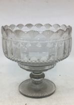 An early 19th cent Glass bowl and similar and pottery and others