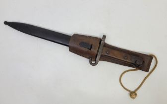 An Austro-Hungarian WWI M1895 pattern rifle bayonet, by Ernst Werndl's Gewehr - Fabrik (EWG),