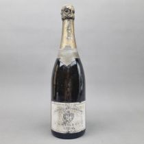 Krug Private Cuvee Extra Sec 1955 Vintage Champagne  (Please note foxing and nicks to label. Bin